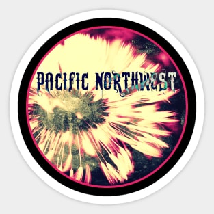 Pacific Northwest Dandelion Sticker